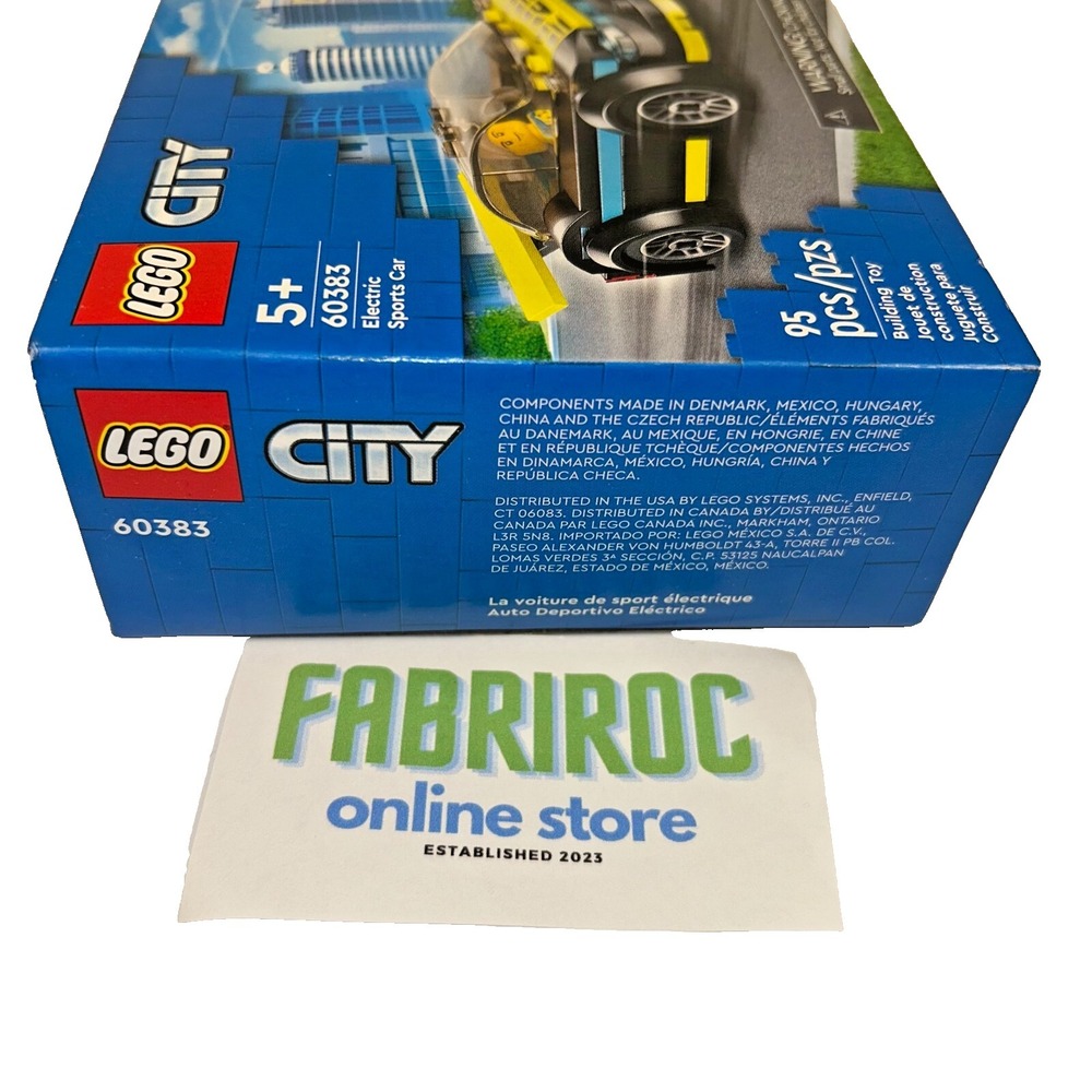 NEW! LEGO City 60383 Electric Sports Car | Toy Race Car | Factory Sealed!! - Picture 4 of 7
